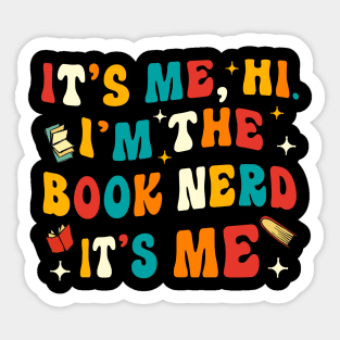 Funny Book Nerd Gift Sticker